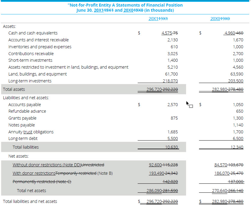 deloitte presentation of financial statements